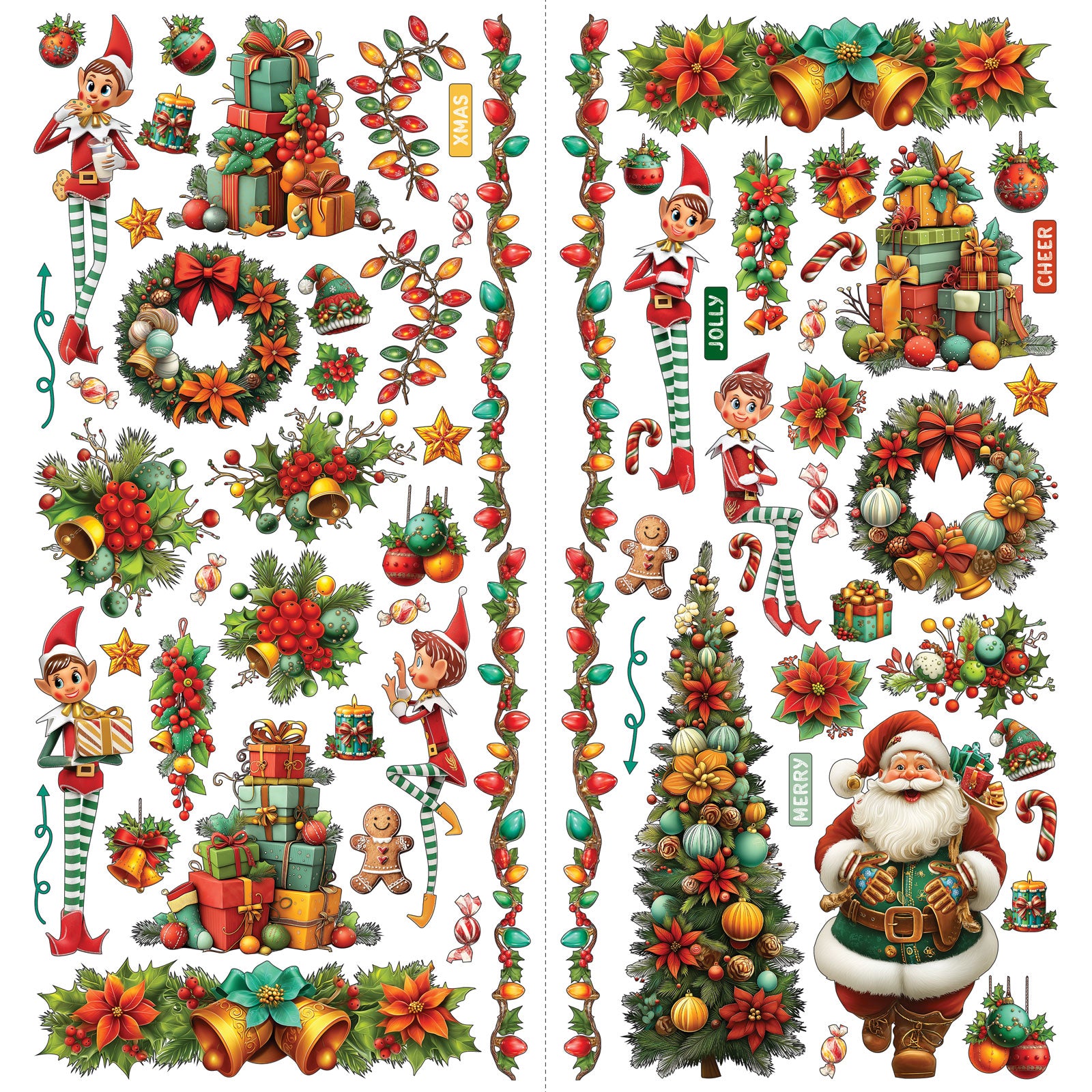 49 & Market Jolly Jingles Laser Cut Elements